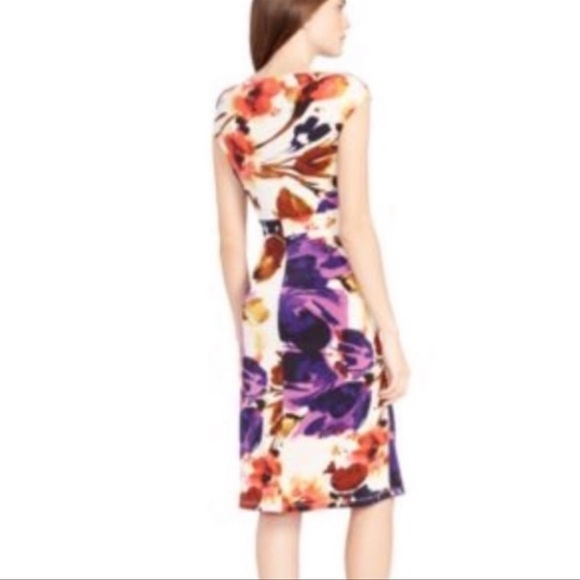 𝅺ralph Lauren Faux Wrap Dress in Size 12 P - Picture 3 of 8